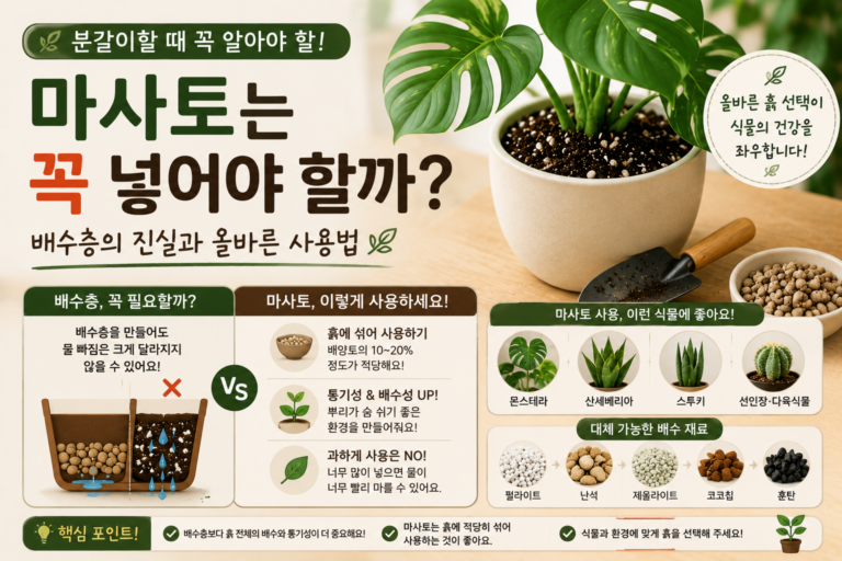 마사토 사용법과 배수층의 진실 썸네일