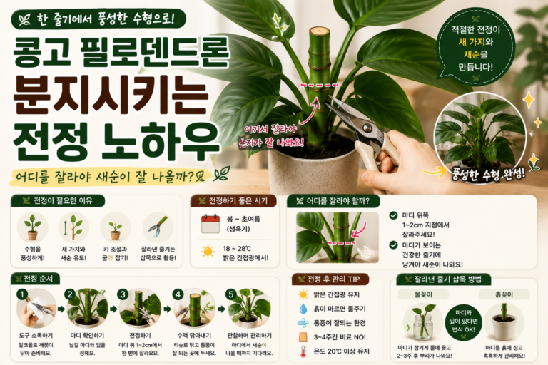 콩고 필로덴드론 전정 노하우 썸네일