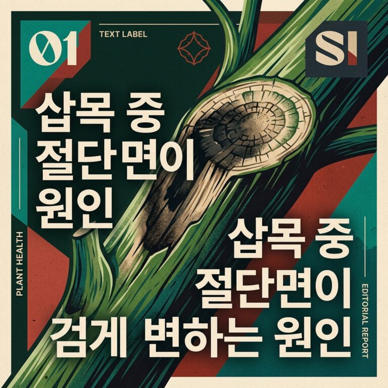 ai thumbnail poster 삽목 중 절단면이 검게 변하는 원인 1787055078