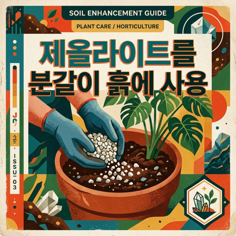 ai thumbnail poster 제올라이트를 분갈이 흙에 사용 1787054670