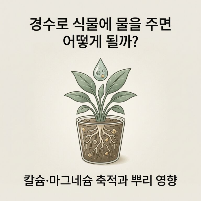 ai thumbnail minimal 경수로 식물에 물을 주면 어떻게 될까 칼슘·마그네슘 축적과 뿌리 영향 1788685367