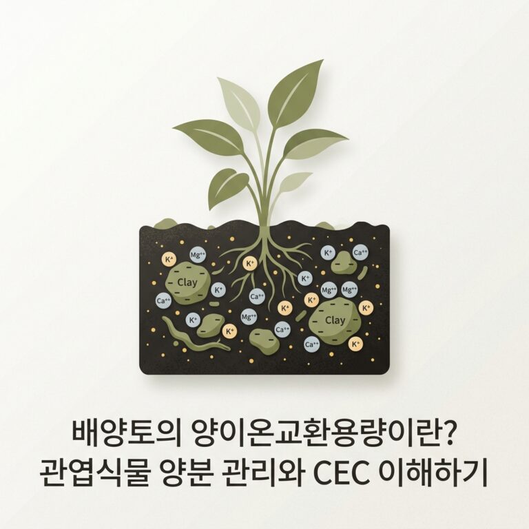 ai thumbnail minimal 배양토의 양이온교환용량이란 관엽식물 양분 관리와 CEC 이해하기 1788685274